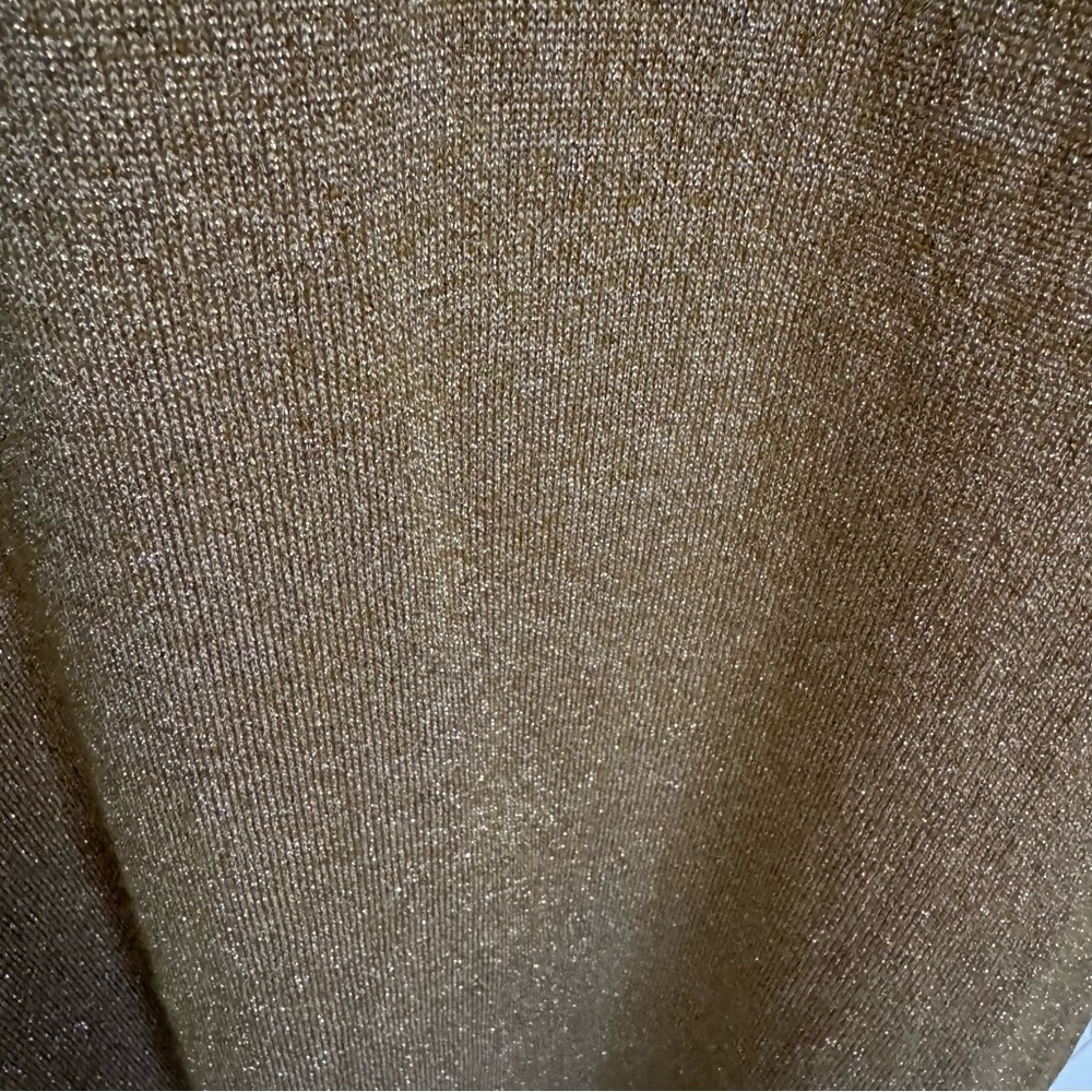 Georgiou G Gold Metallic Knit Dress - Picture 5 of 6